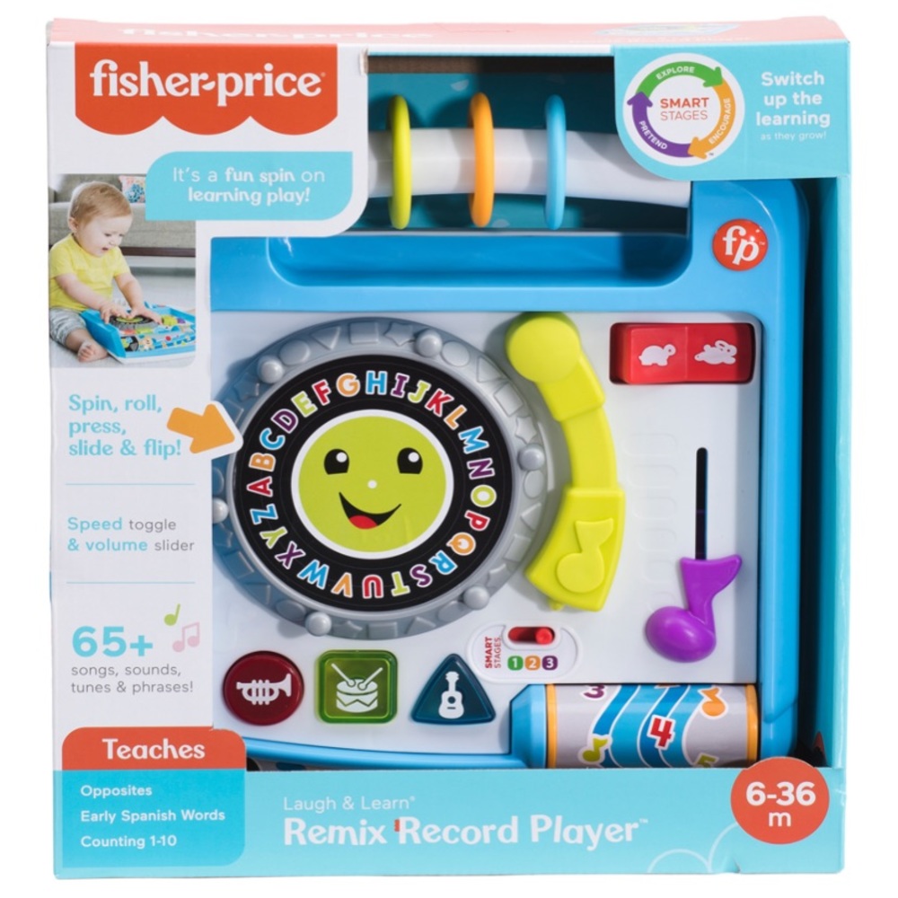 Fisher Price Laugh & Learn Remix Record Player (6- 36 months)
